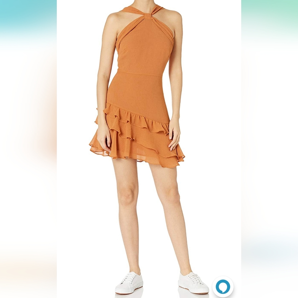 NWT Kendall + Kylie Halter Dress in color Clay